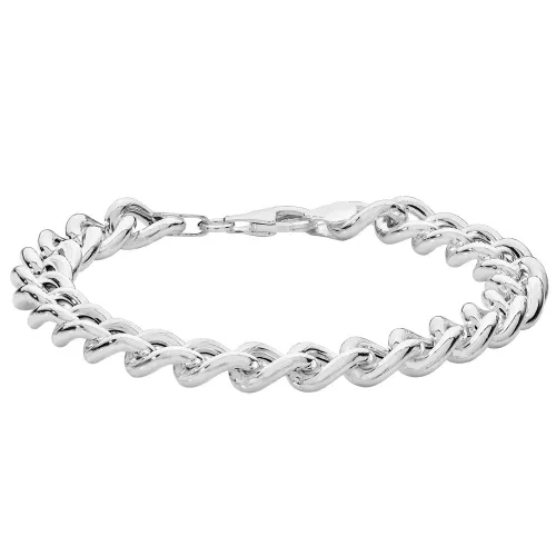 Silver Ladies' Curb Bracelet 12g